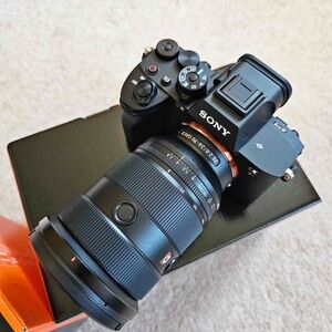 Sony a7iv camera with fe 2.8 lens